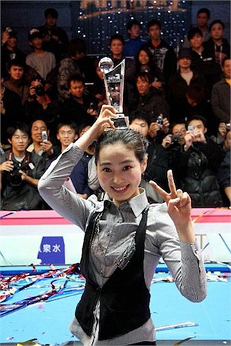 Cha Yu-Ram là VĐV billiards hàng đầu ở Hàn Quốc