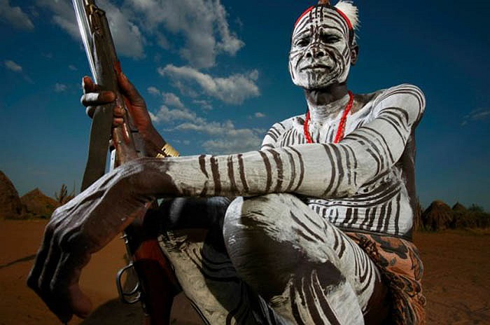 Thung lũng Omo của đất nước Ethiopia, châu Phi, là nơi nhiều bộ tộc lựa chọn làm nơi sinh sống. 