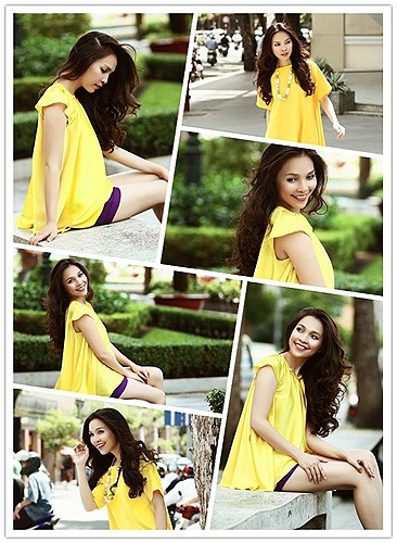 Hiền Thục ngày càng rạng rỡ, xinh đẹp.