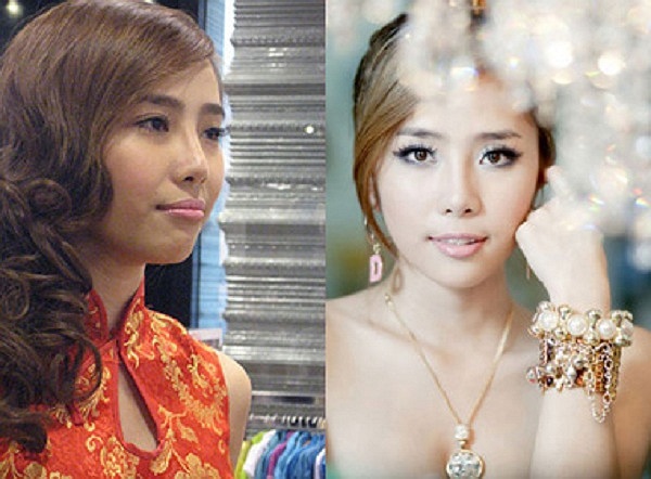 Quỳnh Nga cũng viện đến công nghệ tắm trắng để trông nuột nà hơn.