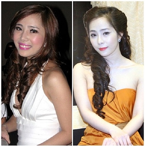 Nhan sắc thay đổi khác lạ của Quỳnh Nga.