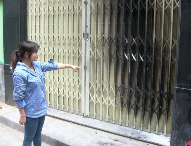 Hiện trường nơi ông Hùng tự thiêu.