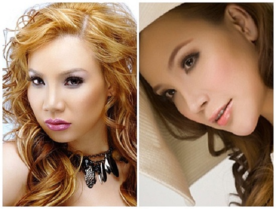 Nhan sắc một trời một vực, trước và sau khi phẫu thuật thẩm mỹ của Hồ Quỳnh Hương.