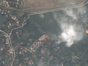 Khói bốc lên cao ngút tại hiện trường vụ nổ. (Ảnh: Google Maps)