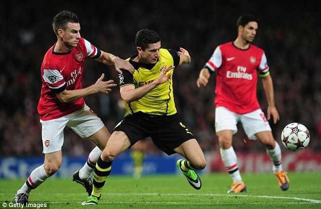 Arsenal thua thảm Dortmund