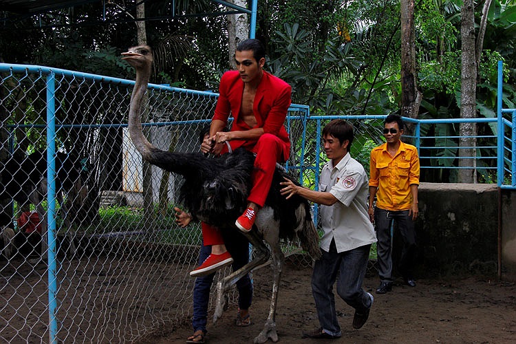 Anh nhanh chóng chứng tỏ bản lĩnh trong thử thách này.