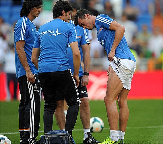 Gareth Bale trở lại tập luyện