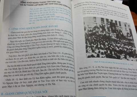 Một bài trong SGK Lịch sử lớp 9 có nhắc đến vài trò của Đại tướng Võ Nguyên Giáp