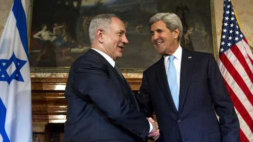 John Kerry Benjamin Netanyahu