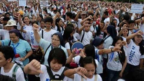 biểu tình Philippines