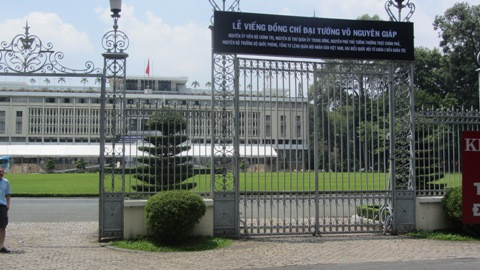 TP.HCM, Sài Gòn, lễ viếng, lễ truy điệu, lễ tang, Đại tướng Võ Nguyên Giáp, Hội trường Thống Nhất.