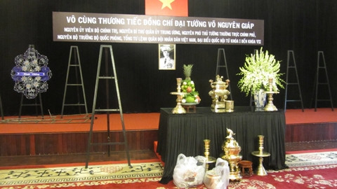 TP.HCM, Sài Gòn, lễ viếng, lễ truy điệu, lễ tang, Đại tướng Võ Nguyên Giáp, Hội trường Thống Nhất.