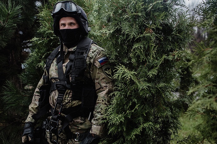 Thành viên đội đặc nhiệm Lynx của Bộ Nội vụ Nga