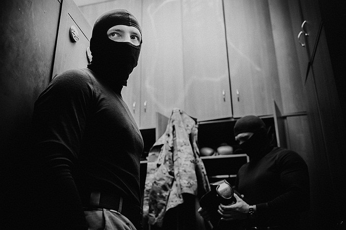 Các đặc nhiệm Lynx trước giờ luyện tập