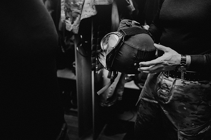 Các đặc nhiệm Lynx trước giờ luyện tập