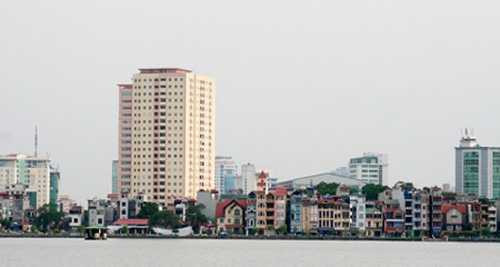 1m2 đất Hồ Tây bằng chiếc xe hơi