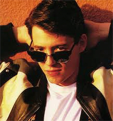 Matthew Broderick vào vai cậu bé Ferris Bueller lém lĩnh trong bộ phim kinh điển của Mỹ Ferris Bueller's Day Off (1986).