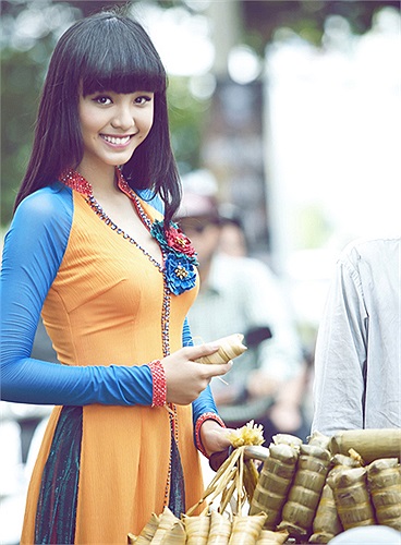 Bước sang tuổi 15, Bảo Trân vẫn giữ được nét đẹp tinh khiết của lứa tuổi học trò.