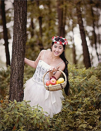 Cô gái xinh đẹp này cũng có nickname rất ngộ nghĩnh đó là Xíu Xinh Xắn