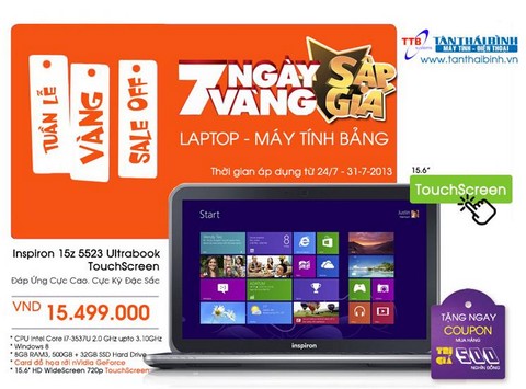 7 ngày vàng sập giá tại Tân Thái Bình 