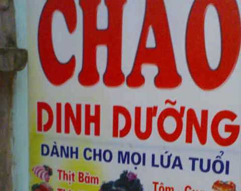 cháo dinh dưỡng
