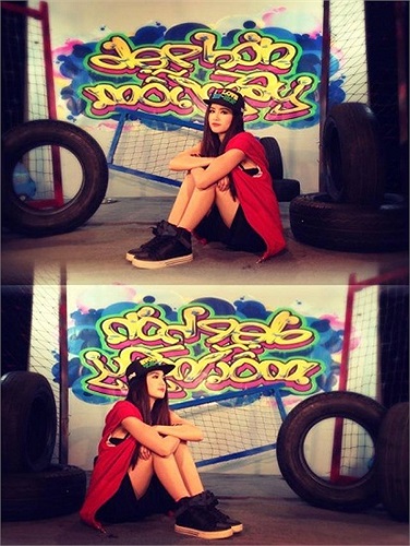 Nhưng khi nổi loạn bằng hình ảnh cá tính.