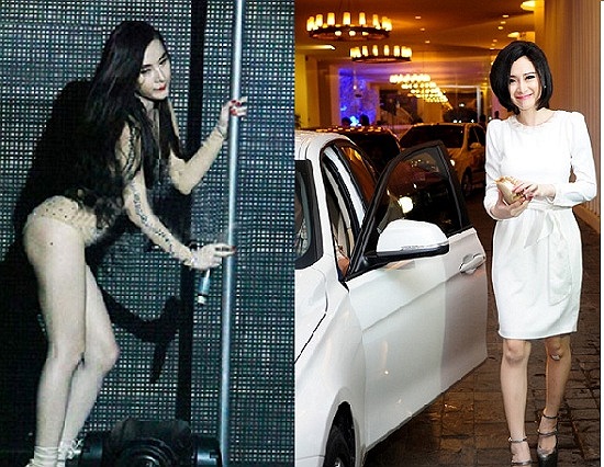 Để sắm được chiếc ô tô bạc tỷ này, suốt hơn một năm qua, Angela Phương Trinh phải thường xuyên chạy show múa cột trong nhiều quán bar khắp trong Nam ngoài Bắc.