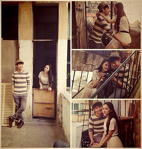 Hương Giang chuyển giới tình tứ bên trai lạ.