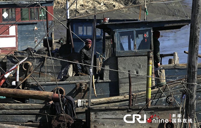 Người dân sống ở khu vực biên giới Trung Quốc - Triều Tiên ngày 7/4/2013