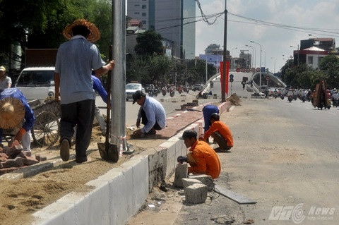 Hà Nội, cầu vượt nhẹ, thông xe, khành thành, thi công, tiến độ