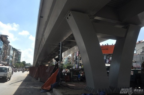 Hà Nội, cầu vượt nhẹ, thông xe, khành thành, thi công, tiến độ