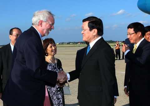 Chủ tịch nước, Trương Tấn Sang, Obama, John Kerry