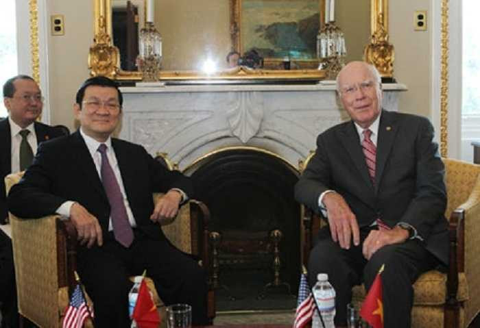 Chủ tịch nước, Trương Tấn Sang, Obama, John Kerry