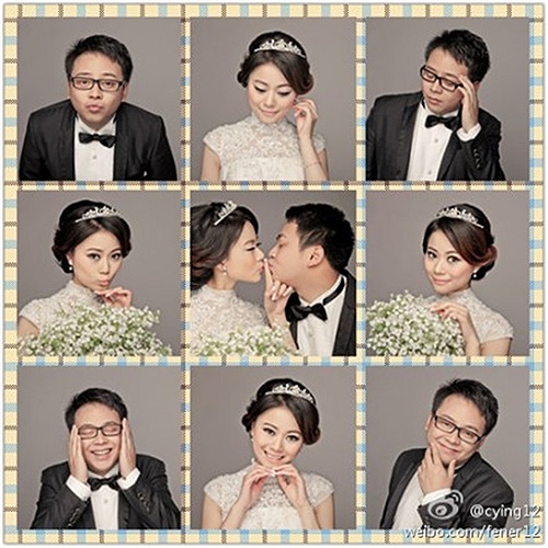 Cô dâu Trần Oánh hạnh phúc cùng chồng mới cưới