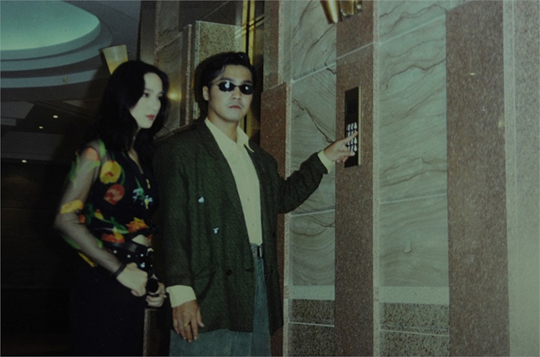 Trong ảnh là lần đầu Lý Hùng kết hợp với Giáng My trong phim Kế hoạch 99