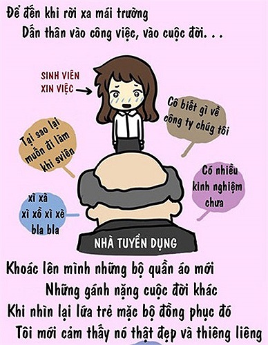 Khi trưởng thành nhìn lại, đồng phục lớp thật thân thương.