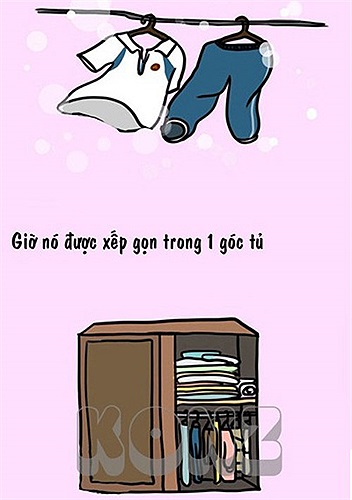 Giờ nó được xếp gọn trong một góc tủ