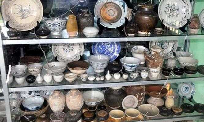 cổ vật, khai quật, tàu đắm, quảng ngãi