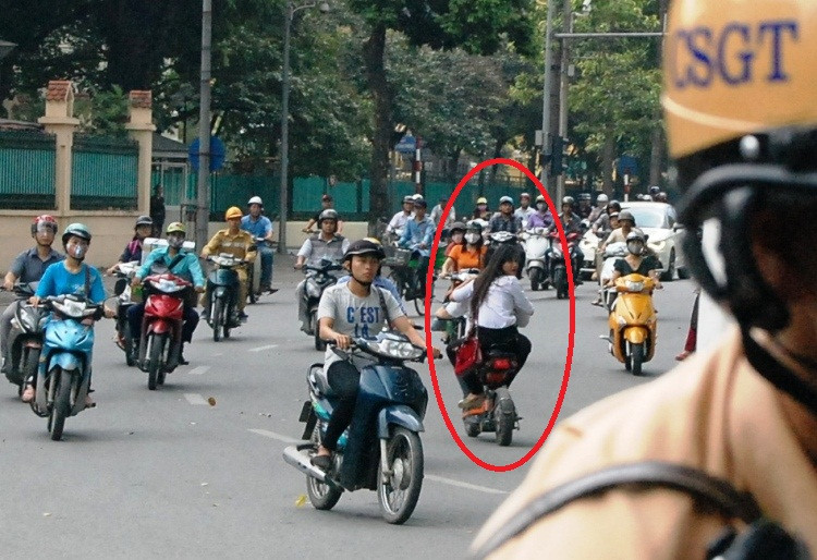 xe đạp điện vi phạm