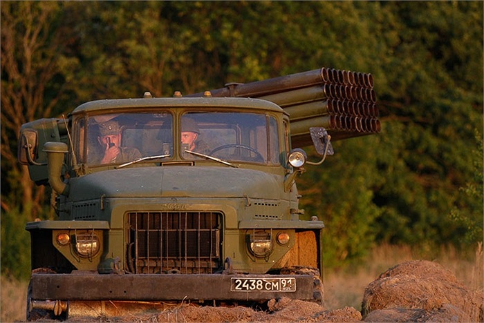 Lực lượng pháo binh ven biển của Hạm đội Baltic, Nga luyện tập bắn tên lửa