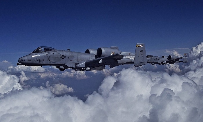Chiến cơ A-10/OA-10 Thunderbolt II của Lực lượng không quân vệ binh quốc gia Maryland, Mỹ