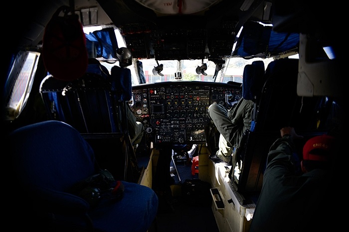 Buồng lái của máy bay vận tải Y-8F200VV của quân đội Venezuela