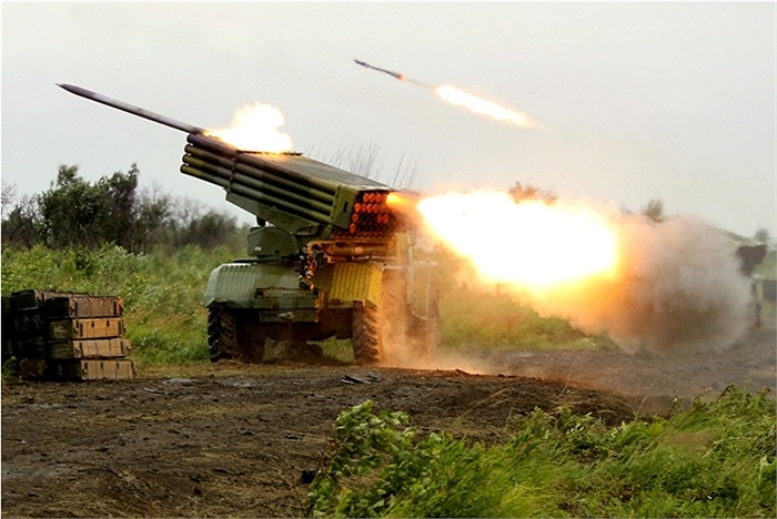 Hệ thống tên lửa phóng liên tục của cuộc tập trận