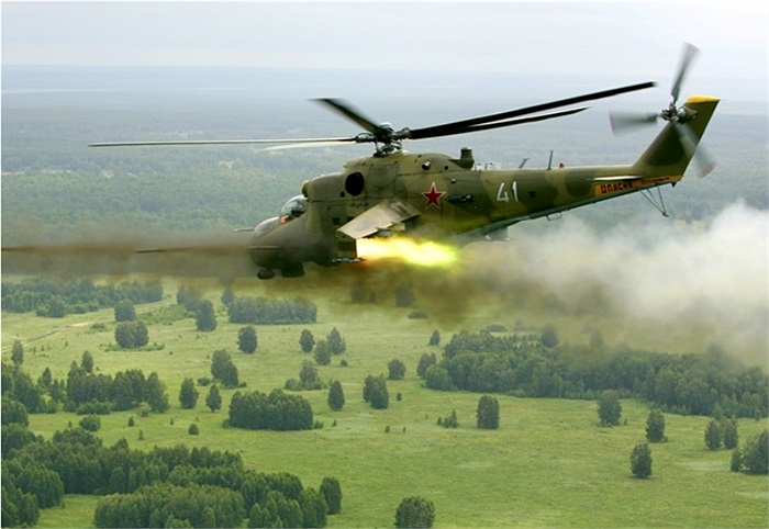 Trực thăng vũ trang Mi-24 cũng tham gia cuộc tập trận lớn nhất sau khi Liên Xô tan ra của quân đội Nga tại vùng Viễn Đông