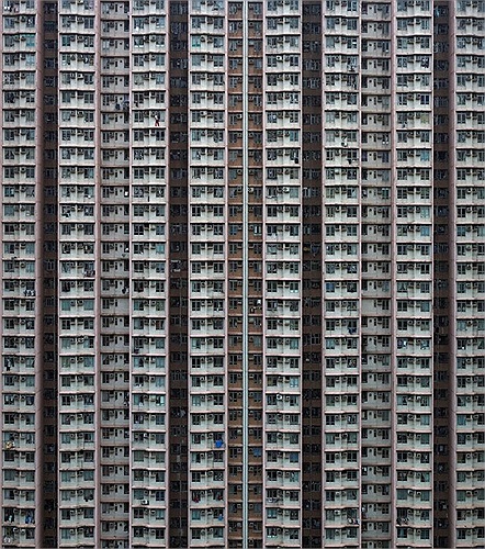 Những tòa nhà mọc san sát nhau ở Hongkong