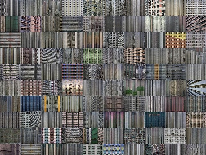 Bức ảnh ghép từ nhiều ảnh chụp các khu chung cư khác nhau