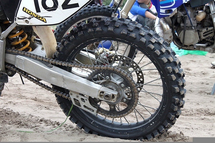 Chiếc bánh đặc trưng của dòng xe này