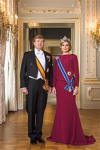 Chân dung vua Willem-Alexander và hoàng hậu 