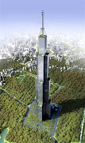 Trung Quốc bắt đầu khởi công xây dựng tòa tháp Sky Tower cao 838m ở huyện Trường Sa, Hồ Nam, Trung Quốc