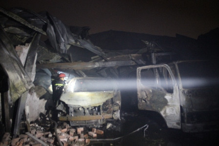 cháy xưởng nệm mút